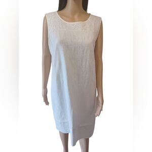 NWT Dana Buchman Linen Dress Women's Size 14